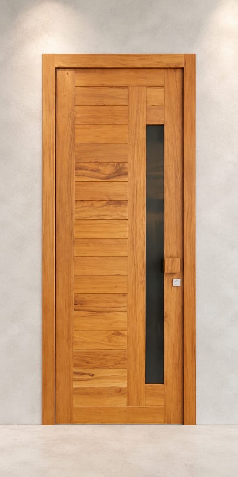 Porta Contemporânea Madeira Maciça