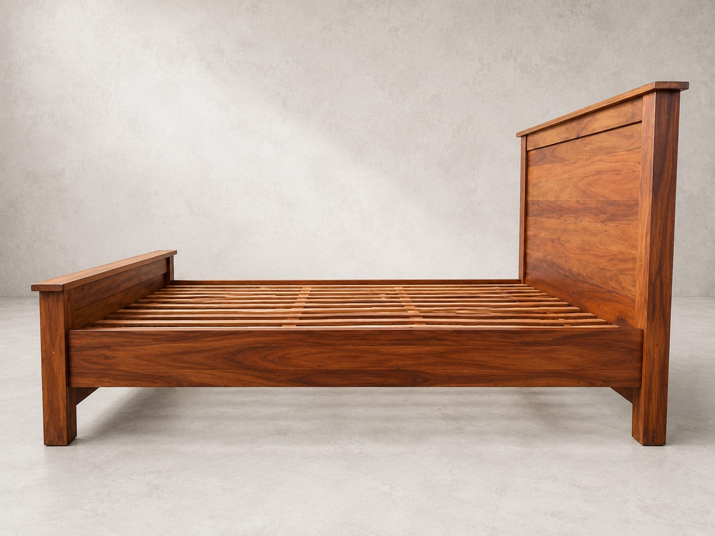 Cama de madeira maciça decor rustico